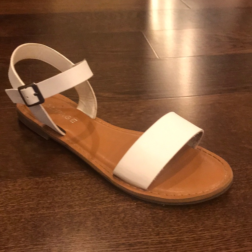 Rampage white sandals